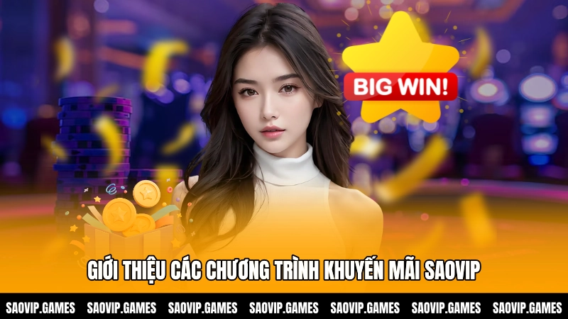 Giới thiệu các chương trình khuyến mãi SAOVIP